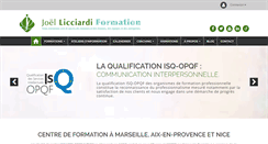 Desktop Screenshot of licciardi-formation.com